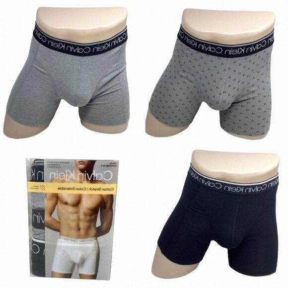 Calvin Klein Other - 💖MEGA SALE💖Calvin Klein Cotton Boxer Brief Gray 3 NP242200 Underwear Men Pack